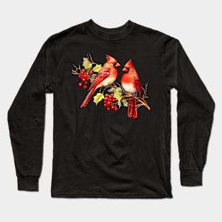 Northern Red Cardinals Long Sleeve T-Shirt